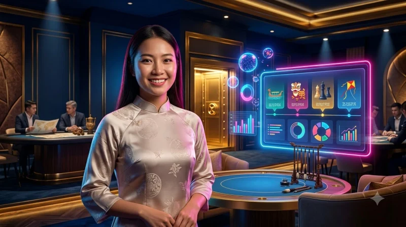 Các thẻ lợi ích phát quang xếp chồng thể hiện tính năng theo dõi lịch thi đấu