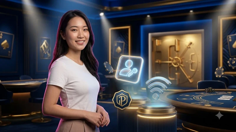 Điện thoại với biểu tượng lá chắn kiểm tra xanh lá phát sáng minh họa hành động đăng nhập an toàn