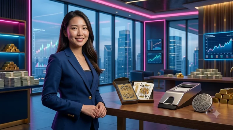 Giao diện hiện đại giúp người chơi dễ dàng chọn bàn blackjack