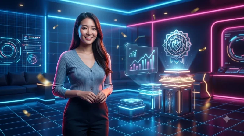 Hình ảnh biểu tượng lợi ích khi nắm rõ mức cược slot F8BET với khiên bảo vệ và biểu đồ tăng trưởng