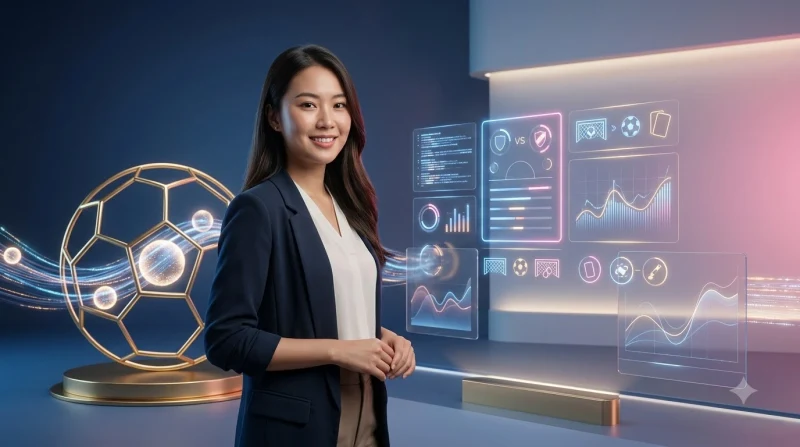 Minh họa các hình thức cá cược bóng đá khác với nhiều thẻ phát sáng