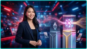 Người dùng kiểm tra giao dịch nạp tiền thành công trên màn hình hiện đại với biểu tượng bảo mật