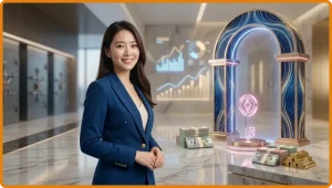 Người dùng truy cập nền tảng trực tuyến qua cổng truy cập chính thức an toàn